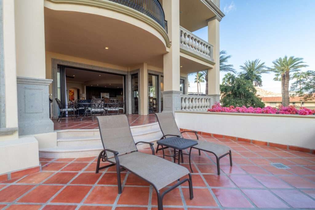 Cabo del Sol Puerta Del Sol-Cdsol Price IMPROVEMENT! Welcome to Residence A-105, a desirable 2-bedroom, 2.5-bath ground-floor condominium located in Building A of Puerta del Sol, one of the most established and charming communities within the prestigious Cabo del Sol corridor along the Gulf of California.This residence offers a warm and inviting living experience, blending traditional Mexican character with functional design. The open-concept kitchen flows seamlessly into the dining and living areas, creating a comfortable space for everyday living and entertaining. Rich Saltillo flooring throughout enhances the home's charm, adding texture and authenticity while keeping interiors cool and timeless.Large sliding hurricane-proof glass doors connect the interior spaces to the outdoor terraces, allowing natural light and ocean breezes to fill the home. The layout is designed for effortless indoor-outdoor living, capturing the relaxed Baja lifestyle that defines Los Cabos.A standout feature of this residence is its dual-terrace design. The covered terrace provides a shaded outdoor living area, ideal for morning coffee, relaxing afternoons, or al fresco dining. Adjacent to it, a second open terrace offers the perfect setting for sunbathing and enjoying the – Puerta Del Sol CDS, Cabo Corridor, Cabo Corridor, BS