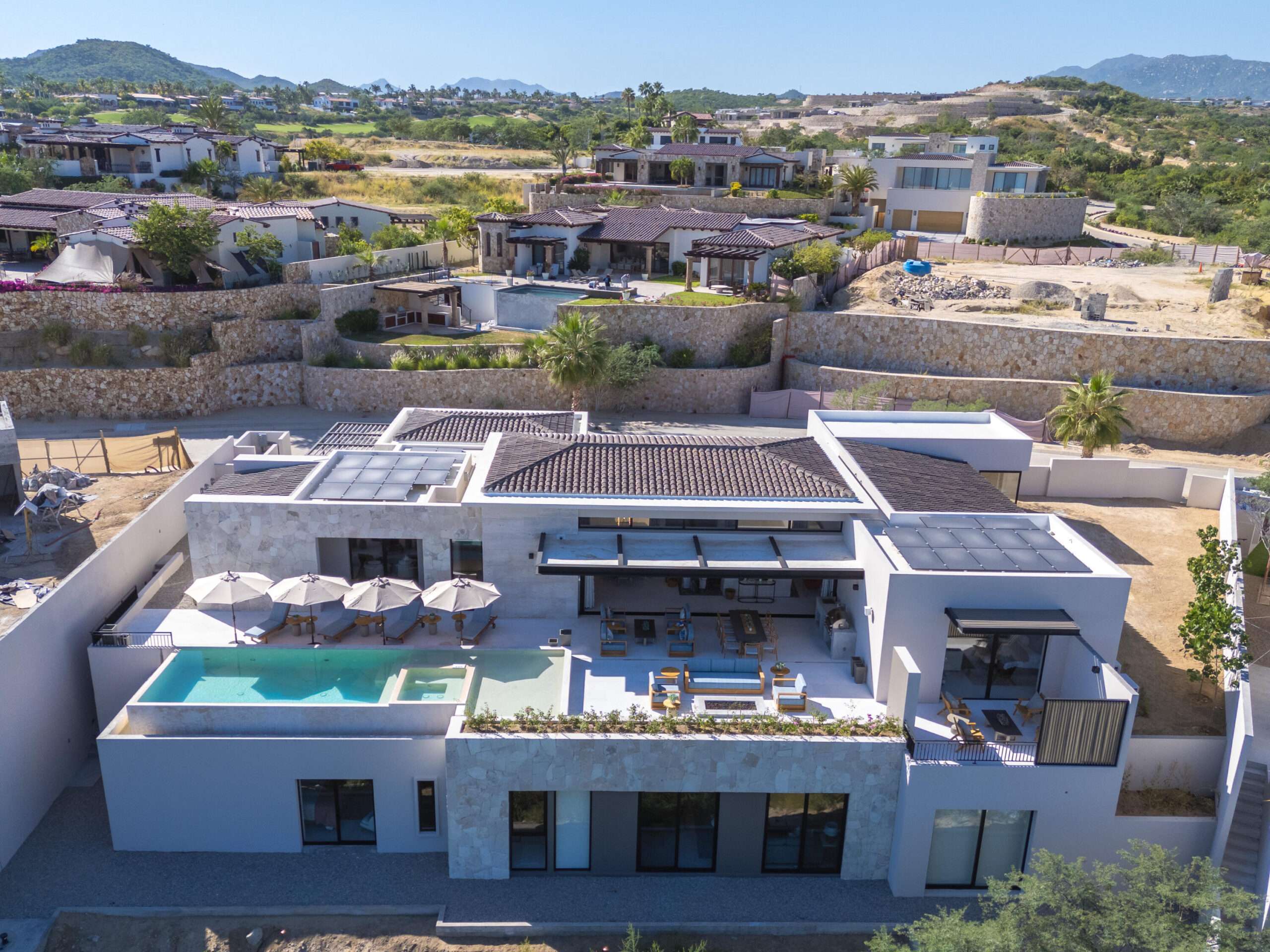 Cabo del Sol Park Hyatt BACK ON THE MARKET!Experience exceptional oceanfront living in the prestigious, double gated community of Puerta del Sol, nestled within the world renowned Cabo del Sol master planned community.This beautifully maintained, fully furnished villa offers approximately 4,500 square feet of living space with 4 spacious bedrooms and 4 full bathrooms. Showcasing timeless original finishes that have been meticulously cared for, the home combines classic elegance with spectacular panoramic for sale